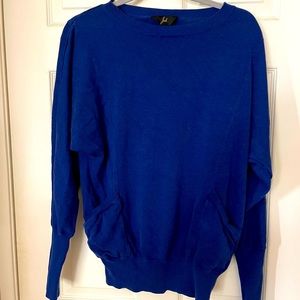 Jack by BB Dakota royal blue sweater with pockets
